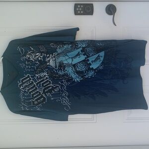 Graphic Teal T-Shirt